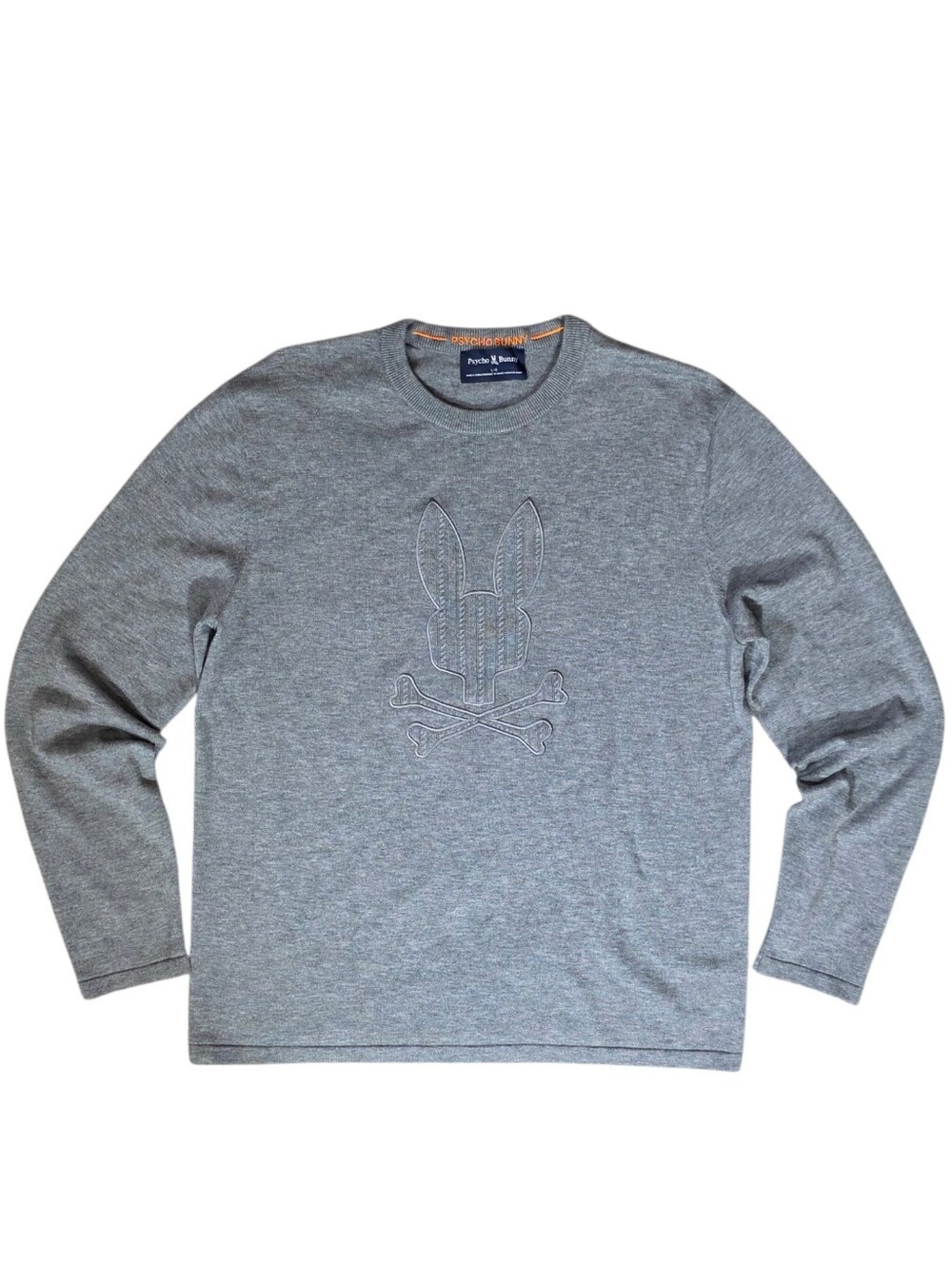 Psycho Bunny Mens Hillrose Pullover Cable knit Sweater Size Large